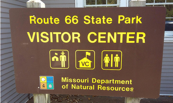 Route 66 State Park Visitor Center in Missouri