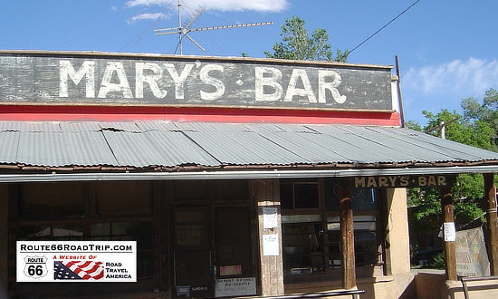 Mary's Bar in Los Cerrillos, New Mexico