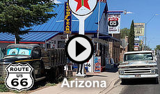 Video tour of a Route 66 road trip in Arizona