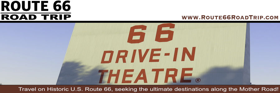 The 66 Drive-In Theatre, Carthage, Missouri, along the Mother Road, Historic Route 66 The 66 Drive-In Theatre, Carthage, Missouri, along the Mother Road, Historic Route 66