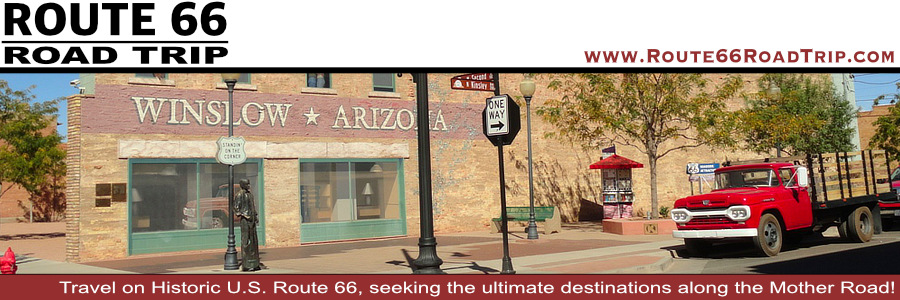 Standin on the Corner, in Winslow, Arizona, on Historic U.S. Route 66 ... Take It Easy!