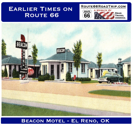 Earlier times in El Reno, Oklahoma, at the Beacon Motel