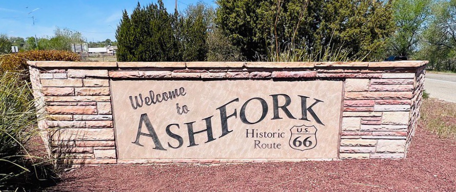 Welcome to Ash Fork, Arizona on Historic Route 66