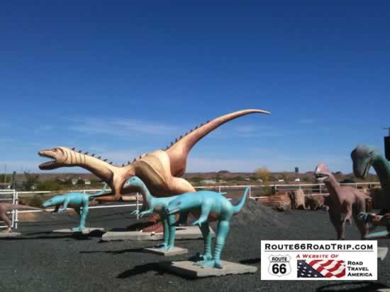 Dinosaurs at Jim Gray's in Holbrook