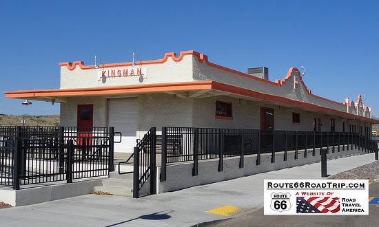 Railroad station in Kingman, Arizona
