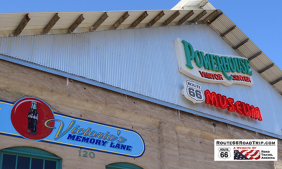 The Powerhouse museum and visitor center in Kingman, Arizona, and Historic Route 66