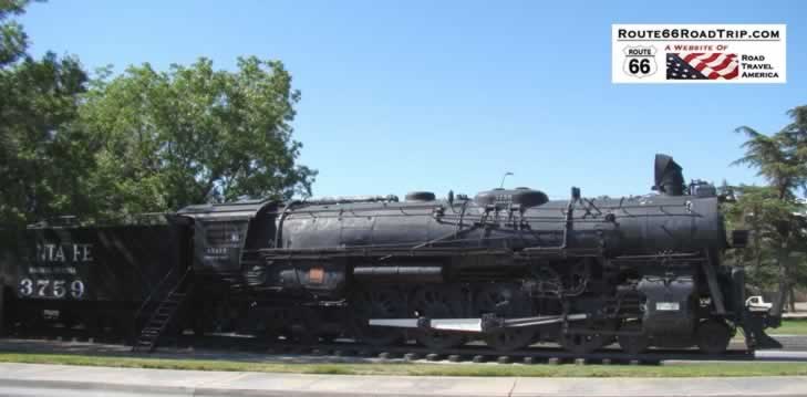 Santa Fe steam locomotive in Kingman, Arizona