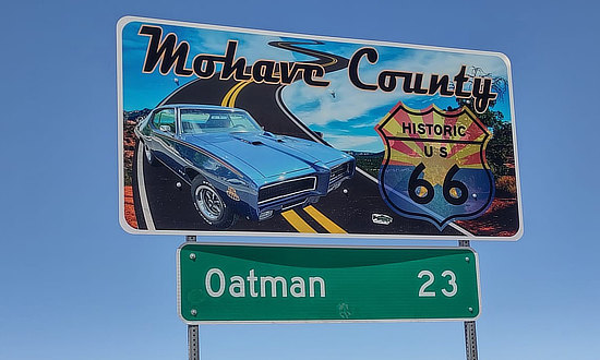 Only 23 more miles through Mohave County to Oatman