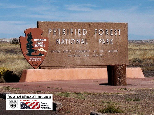 Entrance area at Petrified Forest National Park