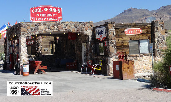 Cool Springs .. cabins and tasty foods ...  between Kingman and Oatman