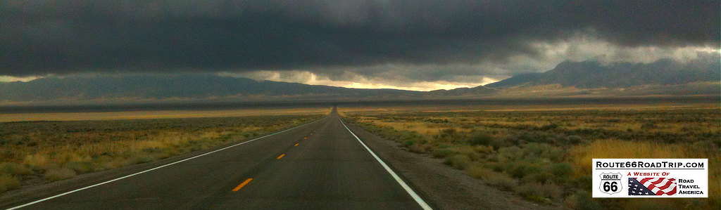 Severe weather brewing along Route 66 in the western United States