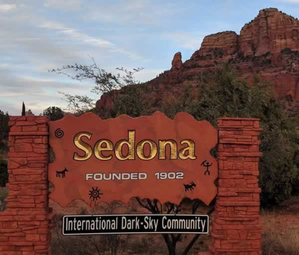 Welcome to Sedona ... an International Dark-Sky Community, founded in 1902