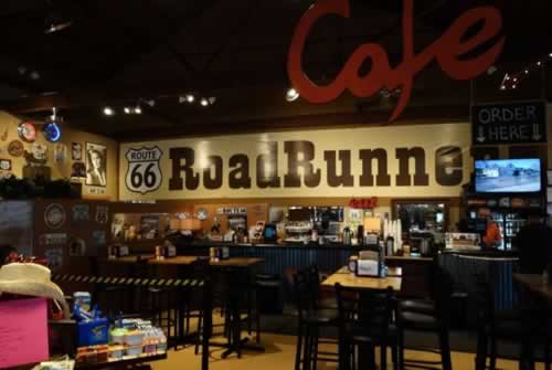 Inside the Roadrunner Cafe in Seligman, on Historic U.S. Route 66