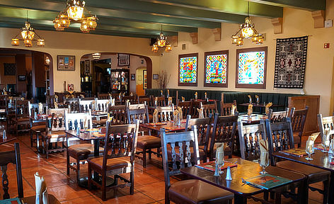 The Turquoise Room Restaurant at the La Posada Hotel, a Fred Harvey masterpiece in Winslow, Arizona