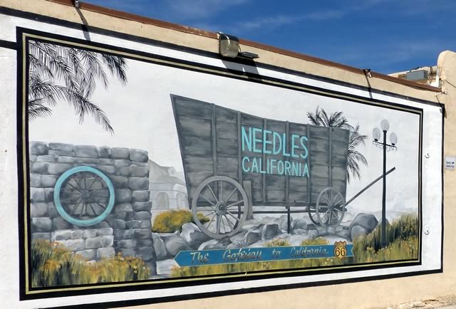 Needles California mural on Historic Route 66
