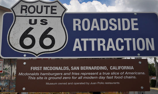 Route 66 Roadside Attraction: The First McDonalds, San Bernardino, California