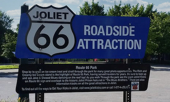 Route 66 Park, Roadside Attraction in Joliet, Illinois