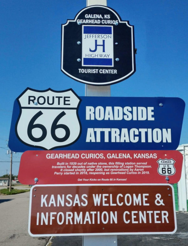 Route 66 Roadside Attraction: Gearhead Curios in Galena, Kansas