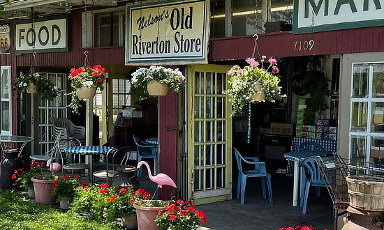 Old Riverton Store in Kansas on Historic US Route 66