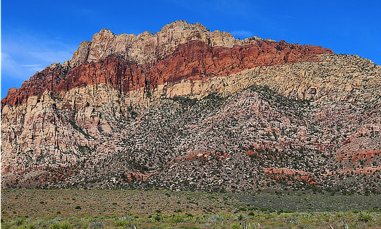 Scene at Red Rock Canyon near Las Vegas, Nevada