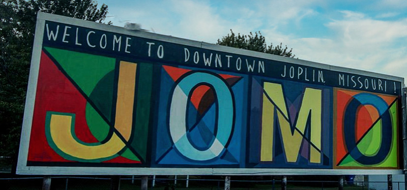 The JOMO Mural ... Welcome to Downtown Joplin, Missouri