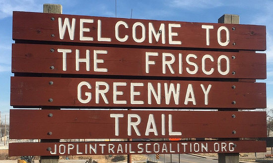 Welcome to the Frisco Greenway Trail in Joplin, Missouri