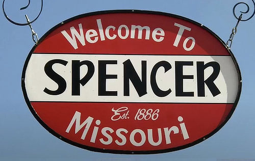 Welcome to Spencer in Missouri, established 1886