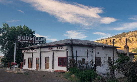 Budville Trading Company on Route 66 between Albuquerque and Grants, New Mexico