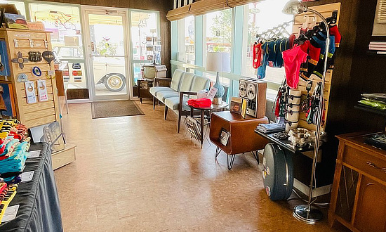 Gift shop area at the Roadrunner Lodge Motel in Tucumcari, New Mexico, on Historic Route 66 Gift shop area at the Roadrunner Lodge Motel in Tucumcari, New Mexico, on Historic Route 66