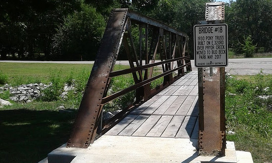 Bridge #18 at Bud Beck Park on Route 66 in Chelsea, Oklahoma