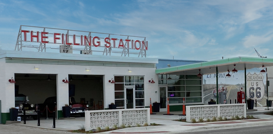 The Filling Station, on Route 66 in El Reno, Oklahoma