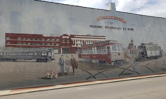 Mural: Welcome to Historic Downtown El Reno, Oklahoma