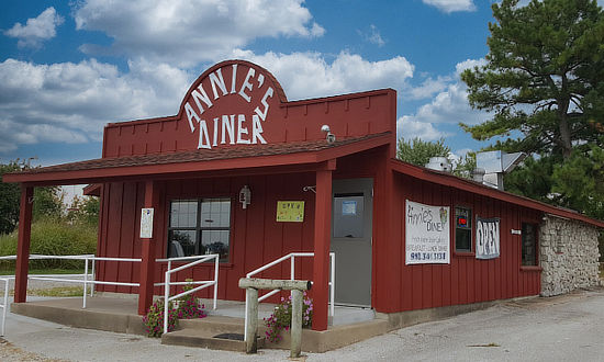Annie's Diner on Route 66 in Foyil, Oklahoma