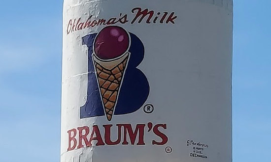 Oklahoma's Milk ... Braum's, at the Milk Bottle Grocery in Oklahoma City