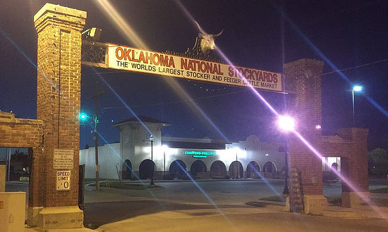 Oklahoma National Stockyards in Oklahoma City, Oklahoma