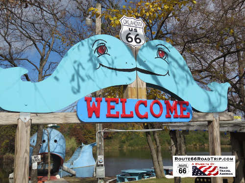 Welcome ... to the Blue Whale on Old Route 66 in Catoosa, Oklahoma