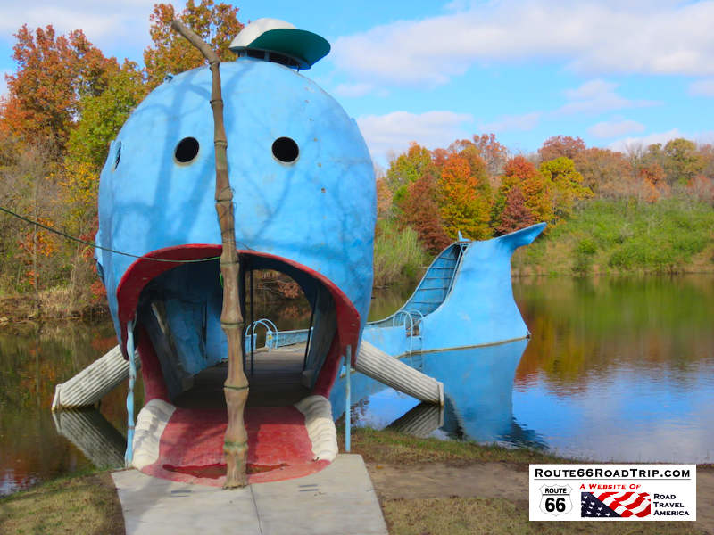 Route 66 Roadside Attraction: The Blue Whale in Catoosa, Oklahoma
