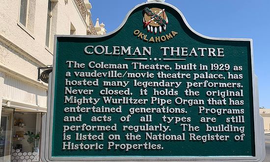 The Coleman Theatre, Miami, Oklahoma, along Historic Route 66