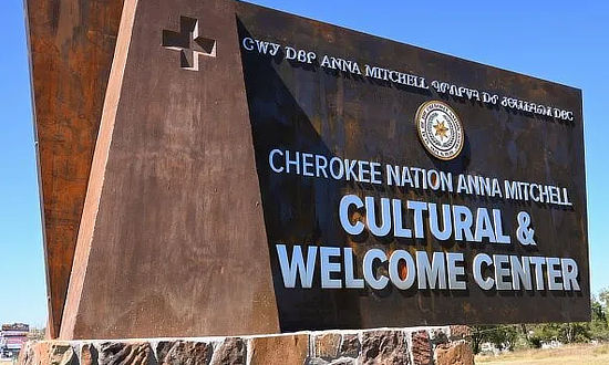 Cherokee Nation Anna Mitchell Cultural & Welcome Center near Vinita, Oklahoma