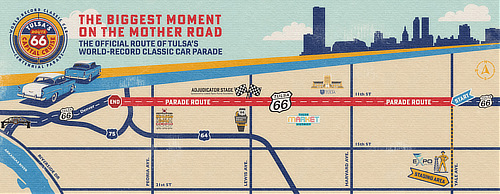 Route 66 Capital Cruise in Tulsa, Oklahoma in May of 2026