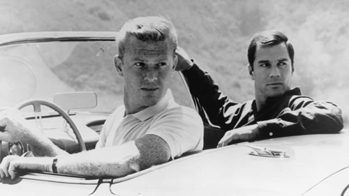 Tod and Buz in the Corvette on the TV series Route 66