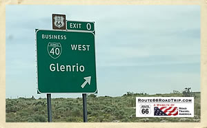 Exit 0 to Glenrio, Texas