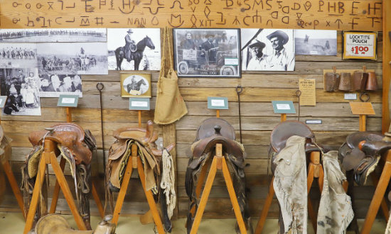 Exhibit area at the Devil's Rope Museum in McLean, Texas