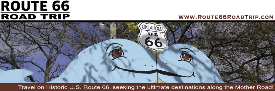 The Blue Whale on Old Route 66 in Catoosa, Oklahoma