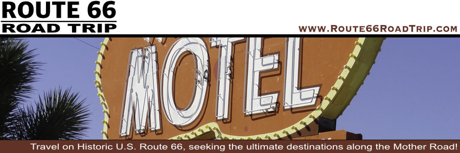 Hotels and classic, iconic  motels along the eight states of Historic U.S. Route 66