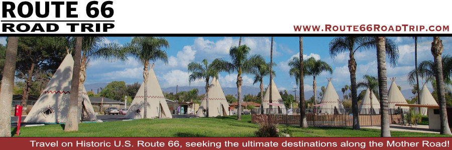 Overnight stop on Historic U.S. Route 66 at the Wigwam Village in San Bernardino, California