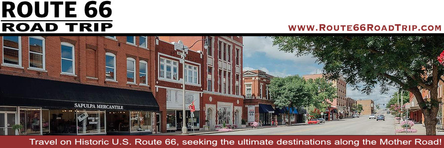 Road trip on Historic U.S. Route 66 to Sapulpa, Oklahoma