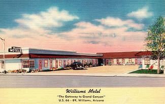 The Williams Motel in Williams, Arizona on US Highway 66