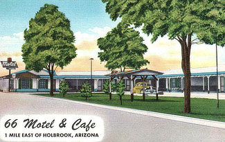 66 Motel and Cafe in Holbrook, Arizona