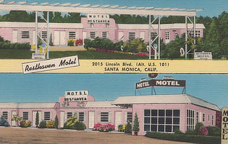 Resthaven Motel, 2015 Lincoln Boulevard, Alt U.S. Highway 101, Santa Monica, California